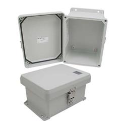 NEMA 4X防风雨工业外壳，8.0in/20.3cm x 6.0in/15.2cm x 4.0in/10.1cm，UL®认证的图片